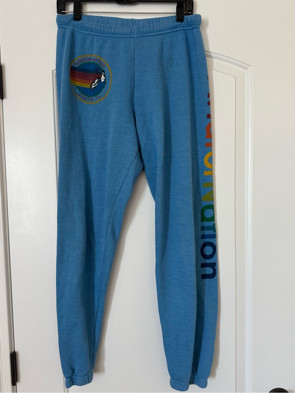 Aviator Nation Blue Jogger Sweatpants